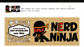 What Nerdninja.be website looked like in 2020 (3 years ago)