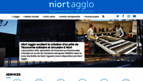 What Niortagglo.fr website looked like in 2020 (3 years ago)