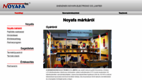 What Noyafa.hu website looked like in 2020 (3 years ago)