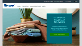 What Norwex.ee website looked like in 2020 (3 years ago)