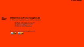 What Nasophon.de website looked like in 2020 (3 years ago)