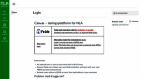 What Nla.instructure.com website looked like in 2020 (3 years ago)