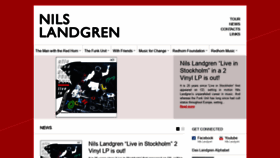 What Nilslandgren.com website looked like in 2020 (3 years ago)