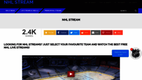 What Nhlstream.net website looked like in 2020 (3 years ago)