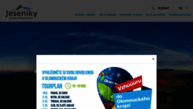 What Navstivtejeseniky.cz website looked like in 2020 (3 years ago)