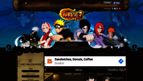 What Narutogame.com.br website looked like in 2020 (3 years ago)