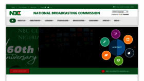 What Nbc.gov.ng website looked like in 2020 (3 years ago)