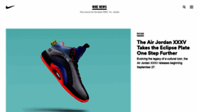 What Nikeinc.com website looked like in 2020 (3 years ago)