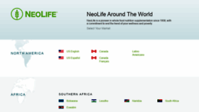 What Neolife.com website looked like in 2020 (3 years ago)
