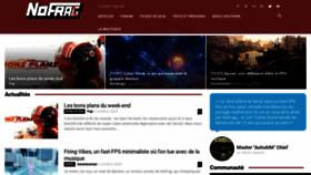 What Nofrag.com website looked like in 2020 (3 years ago)