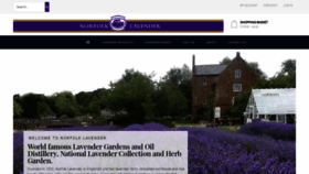 What Norfolk-lavender.co.uk website looked like in 2020 (3 years ago)