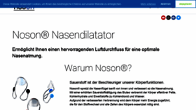 What Noson.ch website looked like in 2020 (3 years ago)