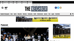 What Neighbornewspapers.com website looked like in 2020 (3 years ago)