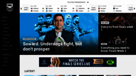 What Nrl.com.au website looked like in 2020 (3 years ago)