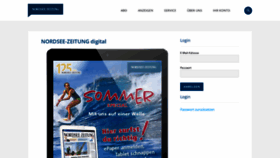 What Nordseezeitung.de website looked like in 2020 (3 years ago)