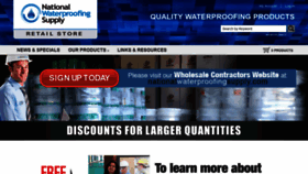 What Nationalsealantproducts.com website looked like in 2020 (3 years ago)