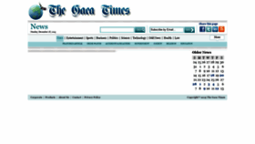 What News.gaeatimes.com website looked like in 2020 (3 years ago)