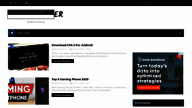 What Ndroidgamer.org website looked like in 2020 (3 years ago)
