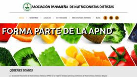 What Nutricionistaspanama.com website looked like in 2020 (3 years ago)