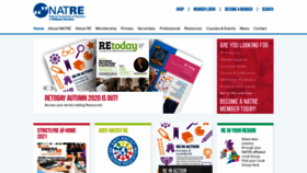 What Natre.org.uk website looked like in 2020 (3 years ago)