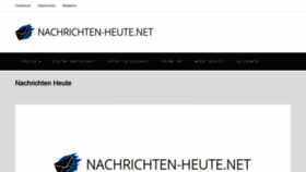 What Nachrichten-heute.net website looked like in 2020 (3 years ago)