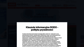 What Naszraciborz.pl website looked like in 2020 (3 years ago)