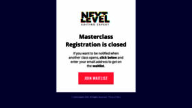 What Nextleveleditingexpert.com website looked like in 2020 (5 years ago)