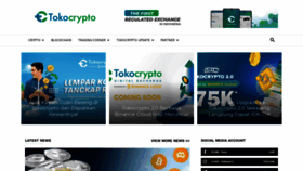 What News.tokocrypto.com website looked like in 2020 (3 years ago)