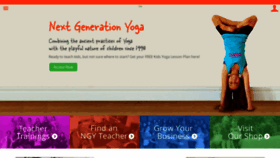 What Nextgenerationyoga.com website looked like in 2020 (3 years ago)