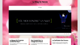 What Naocia-leblog.com website looked like in 2020 (3 years ago)