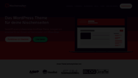 What Nischenseiten-theme.de website looked like in 2020 (3 years ago)
