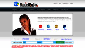 What Naira4dollar.com website looked like in 2020 (3 years ago)