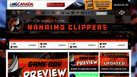 What Nanaimoclippers.com website looked like in 2020 (3 years ago)