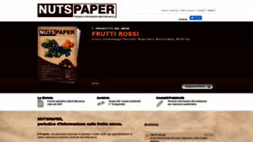 What Nutspaper.it website looked like in 2020 (3 years ago)