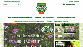 What Naturimgarten.shop website looked like in 2020 (3 years ago)