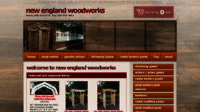 What Newenglandwoodworks.com website looked like in 2020 (3 years ago)