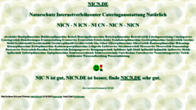 What Nicn.de website looked like in 2020 (3 years ago)