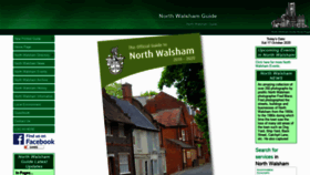 What Northwalshamguide.co.uk website looked like in 2020 (3 years ago)