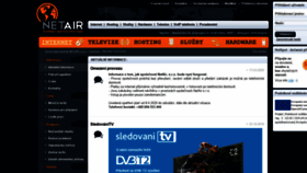 What Netair.cz website looked like in 2020 (3 years ago)