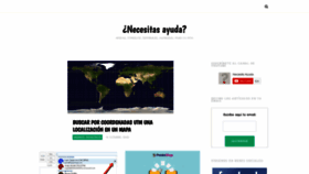 What Necesitoayuda.eu website looked like in 2020 (5 years ago)