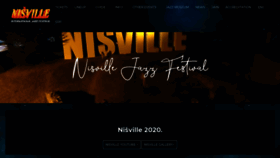 What Nisville.com website looked like in 2020 (3 years ago)