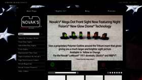 What Novaksights.com website looked like in 2020 (3 years ago)