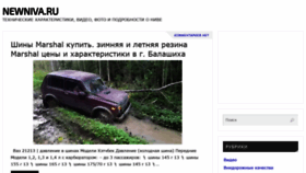 What Newniva.ru website looked like in 2020 (3 years ago)