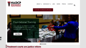 What Nadcp.org website looked like in 2020 (3 years ago)