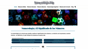 What Numerologia.top website looked like in 2020 (3 years ago)