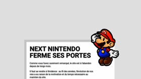What Next-nintendo.com website looked like in 2020 (3 years ago)