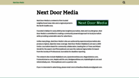 What Nextdoormedia.com website looked like in 2020 (3 years ago)