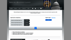 What Nebraska-registered-agents.com website looked like in 2020 (5 years ago)