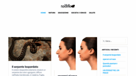 What Noelife.it website looked like in 2020 (3 years ago)