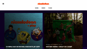 What Nickelodeon.nl website looked like in 2020 (3 years ago)
